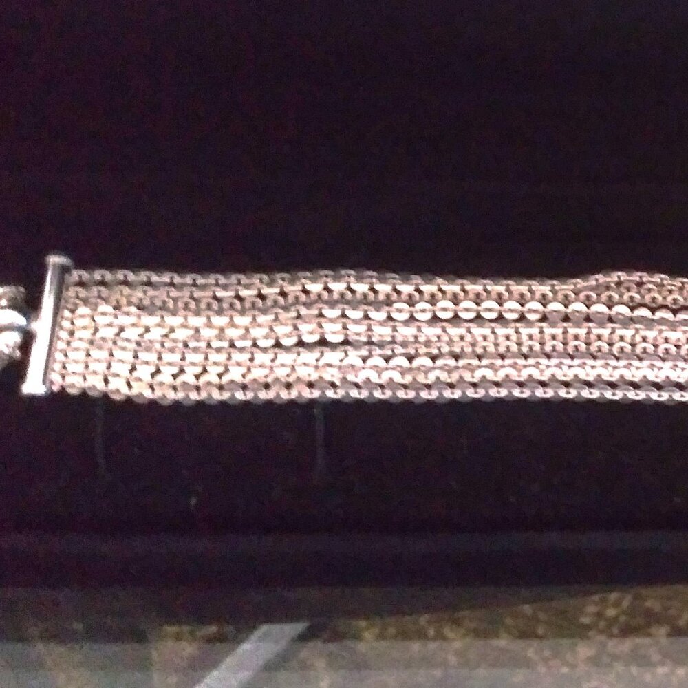 Sterling Silver Bracelet (Liquid Silver) - image 5